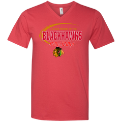Dilly Dilly A True Friend Of The Chicago Blackhawks Men's V-Neck T-Shirt - The White Eagles