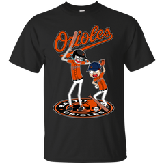 Baltimore Orioles Baseball Rick And Morty Cotton T-Shirt - The White Eagles