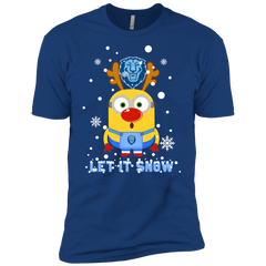 Minion Columbia Lions Ugly Christmas Sweaters Let It Snow Men's Sleeve Shirt - The White Eagles