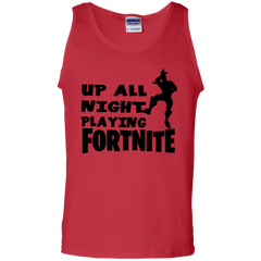 Fortnite Up All Night Playing Fortnite Tank Top - The White Eagles