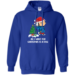 All I Want For Christmas Is A Dog Snoopy Charlie Brown The Peanuts Movie Hoodie - The White Eagles