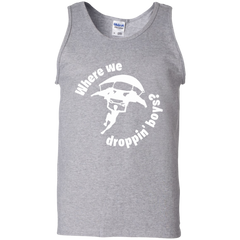 Fortnite Where We Droppin Tank Top - The White Eagles