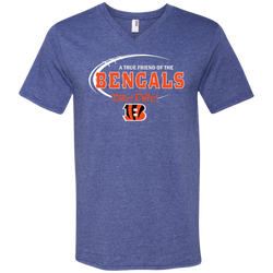 Dilly Dilly Cincinnati Bengals A True Friend Of The Bengals Men's V-Neck T-Shirt - The White Eagles