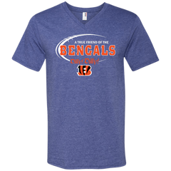Dilly Dilly Cincinnati Bengals A True Friend Of The Bengals Men's V-Neck T-Shirt - The White Eagles