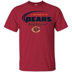 Dilly Dilly Chicago Bears A True Friend Of The Bears Cotton T-Shirt - The White Eagles