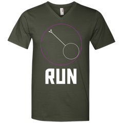 Fortnite Run Fortnite Men's V-Neck T-Shirt - The White Eagles