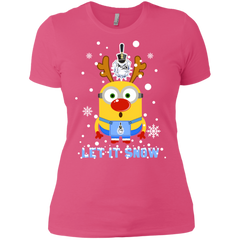 Minion Citadel Bulldogs Ugly Christmas Sweaters Let It Snow Ladies' Shirt - The White Eagles