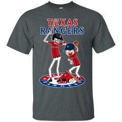 Texas Rangers Baseball Rick And Morty Cotton T-Shirt - The White Eagles