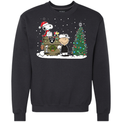 Oakland Raiders Snoopy The Peanuts Ugly Christmas Sweater  Super Bowl Sweatshirt - The White Eagles