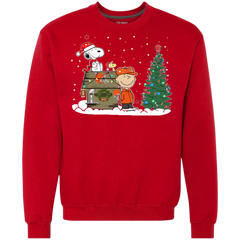 Cleveland Browns Snoopy The Peanuts Ugly Christmas Sweater  Super Bowl Sweatshirt - The White Eagles