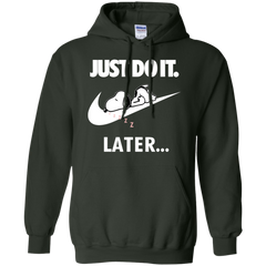Just Do It The Peanuts Movie Snoopy Nike Logo Hoodie - The White Eagles