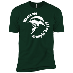 Fortnite Where We Droppin Men's Sleeve Shirt - The White Eagles