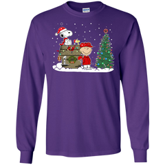 Tampa Bay Buccaneers Snoopy The Peanuts Ugly Christmas Sweater  Super Bowl LS Cotton T-Shirt - The White Eagles