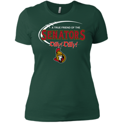 Dilly Dilly A True Friend Of The Ottawa Senators Ladies' Shirt - The White Eagles