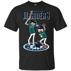 Seattle Mariners Baseball Rick And Morty Cotton T-Shirt - The White Eagles
