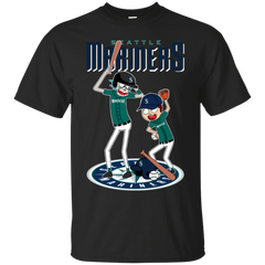 Seattle Mariners Baseball Rick And Morty Cotton T-Shirt - The White Eagles