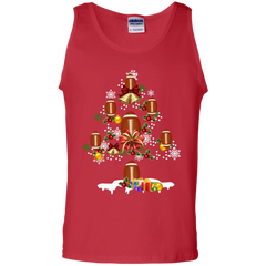 Christmas Is Coming Football Santa Claus Ugly Christmas Sweater Tank Top - The White Eagles
