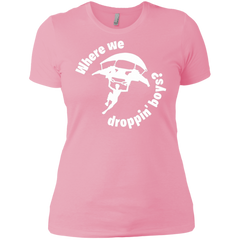 Fortnite Where We Droppin Ladies' Shirt - The White Eagles