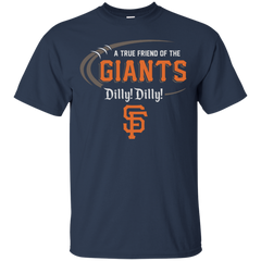Dilly Dilly Ny Giants A True Friend Of The Giants Cotton T-Shirt - The White Eagles