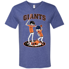 San Francisco Giants Baseball Rick And Morty Men's V-Neck T-Shirt - The White Eagles