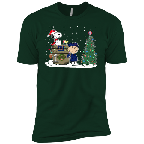 New York Giants Snoopy The Peanuts Ugly Christmas Sweater  Super Bowl Men's Sleeve Shirt - The White Eagles