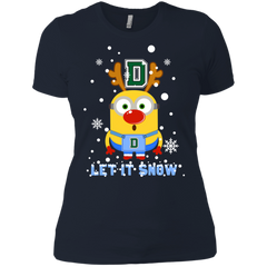 Minion Dartmouth Big Green Ugly Christmas Sweaters Let It Snow Ladies' Shirt - The White Eagles