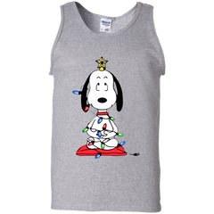 Snoopy Christmas Tree The Peanuts Movie Snoopy Tank Top - The White Eagles