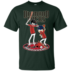 Arizona Diamondbacks Baseball Rick And Morty Cotton T-Shirt - The White Eagles