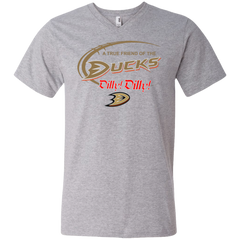 Dilly Dilly A True Friend Of The Anaheim Ducks Men's V-Neck T-Shirt - The White Eagles