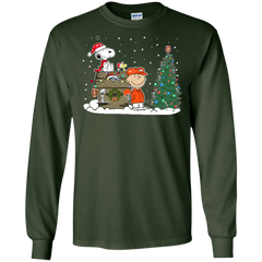 Denver Broncos Snoopy The Peanuts Ugly Christmas Sweater  Super Bowl LS Cotton T-Shirt - The White Eagles