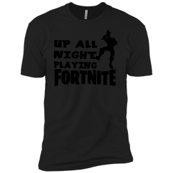 Fortnite Up All Night Playing Fortnite Men's Sleeve Shirt - The White Eagles