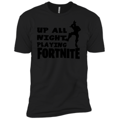 Fortnite Up All Night Playing Fortnite Men's Sleeve Shirt - The White Eagles