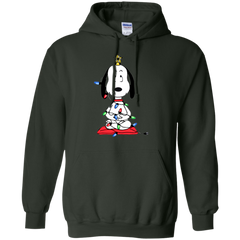 Snoopy Christmas Tree The Peanuts Movie Snoopy Hoodie - The White Eagles