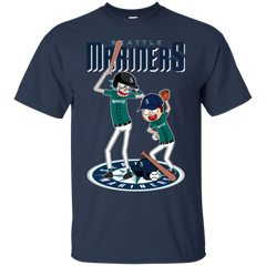Seattle Mariners Baseball Rick And Morty Cotton T-Shirt - The White Eagles