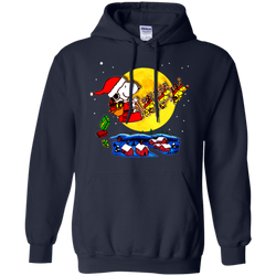 Snoopy Santa Claus Christmas The Peanuts Movie Hoodie - The White Eagles