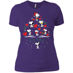 Snoopy Merry Christmas The Peanuts Movie Ladies' Shirt - The White Eagles
