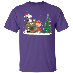 Denver Broncos Snoopy The Peanuts Ugly Christmas Sweater  Super Bowl Cotton T-Shirt - The White Eagles