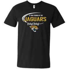 Dilly Dilly Jaguars A True Friend Of The Jaguars Men's V-Neck T-Shirt - The White Eagles
