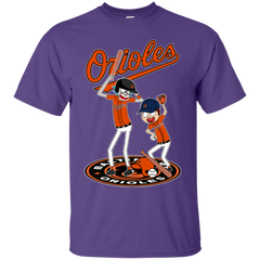 Baltimore Orioles Baseball Rick And Morty Cotton T-Shirt - The White Eagles