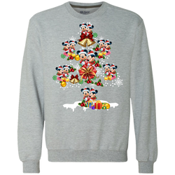 Christmas Is Coming Mickey Mouse Santa Claus Ugly Christmas Sweater Sweatshirt - The White Eagles