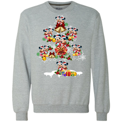 Christmas Is Coming Mickey Mouse Santa Claus Ugly Christmas Sweater Sweatshirt - The White Eagles