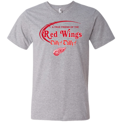 Dilly Dilly A True Friend Of The Detroit Red Wings Men's V-Neck T-Shirt - The White Eagles