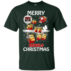 Christmas Sweaters Minions Santa Claus Merry Christmas Cotton T-Shirt - The White Eagles