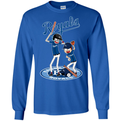 Kansas City Royals Baseball Rick And Morty LS Cotton T-Shirt - The White Eagles