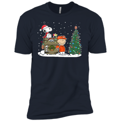 Denver Broncos Snoopy The Peanuts Ugly Christmas Sweater  Super Bowl Men's Sleeve Shirt - The White Eagles