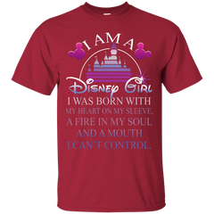 I Am A Disney Girl I Can't Control T-shirts Cotton T-Shirt - The White Eagles