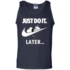 Just Do It The Peanuts Movie Snoopy Nike Logo Tank Top - The White Eagles