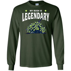 Fortnite My Bush Is Legendary LS Cotton T-Shirt - The White Eagles