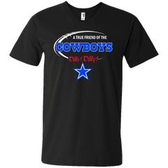 Nfl Dilly Dilly Dallas Cowboys A True Friend Of The Cowboys Men's V-Neck T-Shirt - The White Eagles