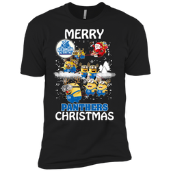 Georgia State Panthers Ugly Christmas Sweaters Minions Santa Claus Merry Christmas Men's Sleeve Shirt - The White Eagles